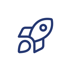 icon-circle-rocket-launch Icon representing new business setup - link to accounting services