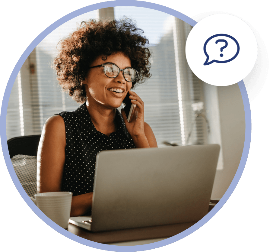 payroll-advisory-photo woman asking her North Port accountant for payroll support