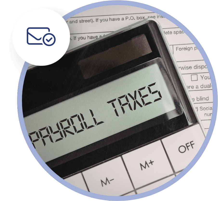 payroll-tax-photo Payroll Taxes written on a calculator