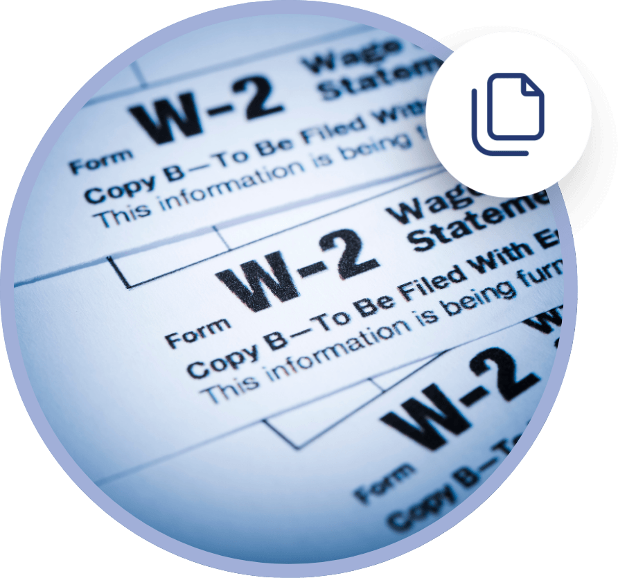w2-1099-preparation-photo W-2 forms ready to be completed by a North Port payroll and tax professional