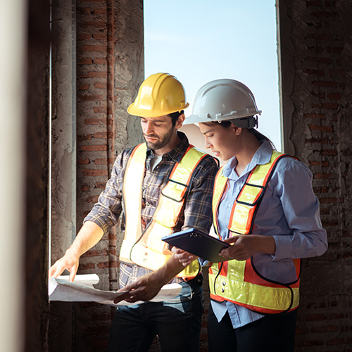 construction-company-500 Architects and engineers work employed by a construction company in need of professional accounting services