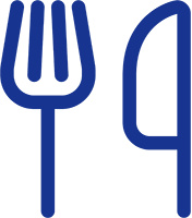 Restaurants and fast food industry icon